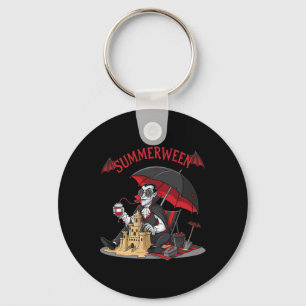 Summerween Vampire Beach Dracula Sandcastle Gotik Schlüsselanhänger
