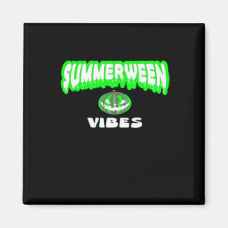 Summerween Vibes Classic Magnet