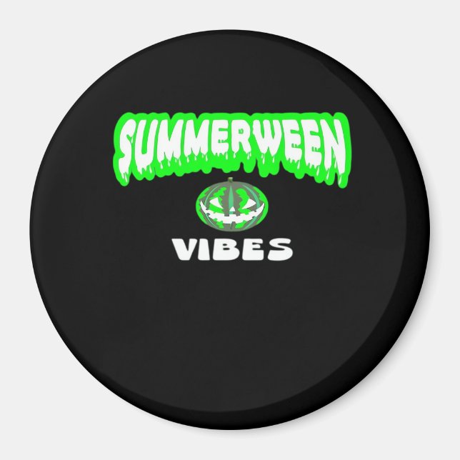 Summerween Vibes Classic Magnet (Vorne)