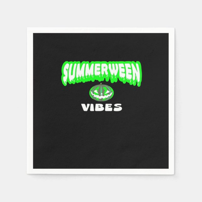 Summerween Vibes Classic Serviette (Vorderseite)