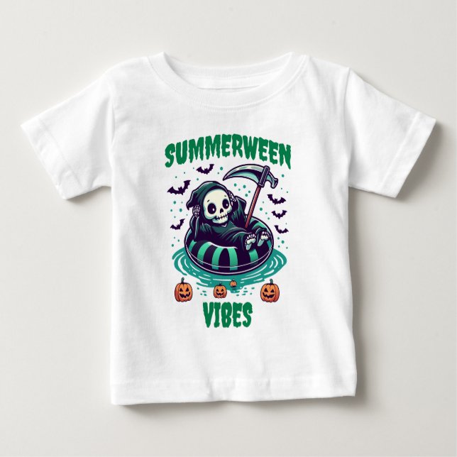 Summerween Vibes – Reaper Relaxed Baby T-shirt (Vorderseite)