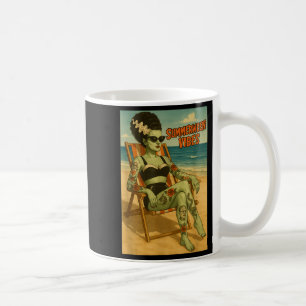 Summerween Vibes Retro Beach Gothic Style T-Shirt Kaffeetasse