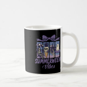 Summerween Vibes Skeleton Ghost Beach Party Hallow Kaffeetasse
