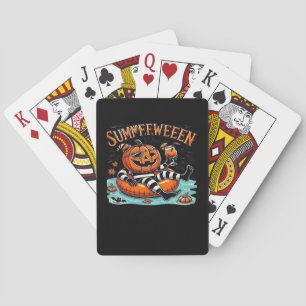 Summerween Vibes Spooky Summer Pumpkin oversifizie Spielkarten