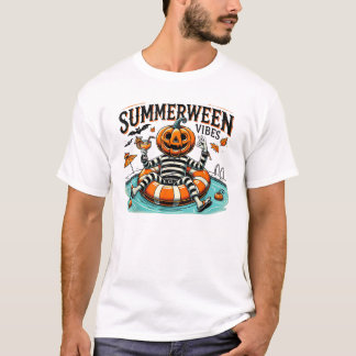 Summerween Vibes Spooky Summer T-Shirt