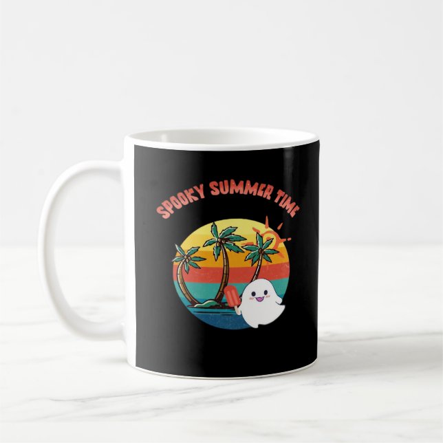 Summerween Vibes - Spooky Summer Time Classic Kaffeetasse (Links)