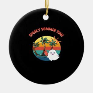 Summerween Vibes - Spooky Summer Time Classic Keramik Ornament