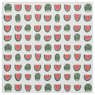 Summerween Watermelon Skull Stoff