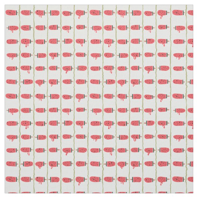 Summerween Watermelon Skull  Stoff (Muster)