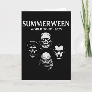 Summerween World Tour 2025 Monster Halloween-Spaß Karte