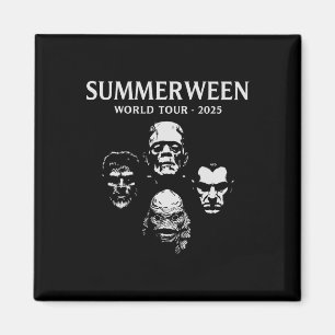 Summerween World Tour 2025 Monster Halloween-Spaß Magnet