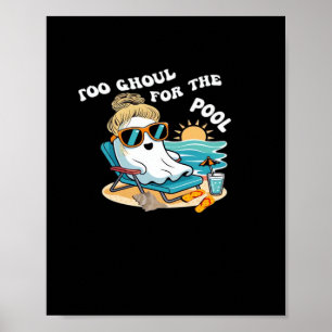 Summerween zu Ghoul für Halloween-Ghost-Overs Poster