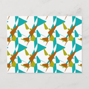 Summery Colors Postcard Postkarte