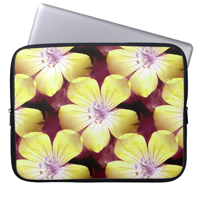 Summery Gelb.... Laptopschutzhülle (Vorderseite)