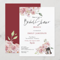 Summery Pink Blume Stilletto Schuhe Brautparty