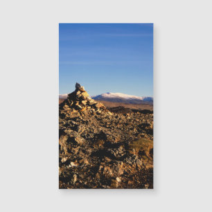 Summit cairn Ullscarf Lake District England Magnetkarte
