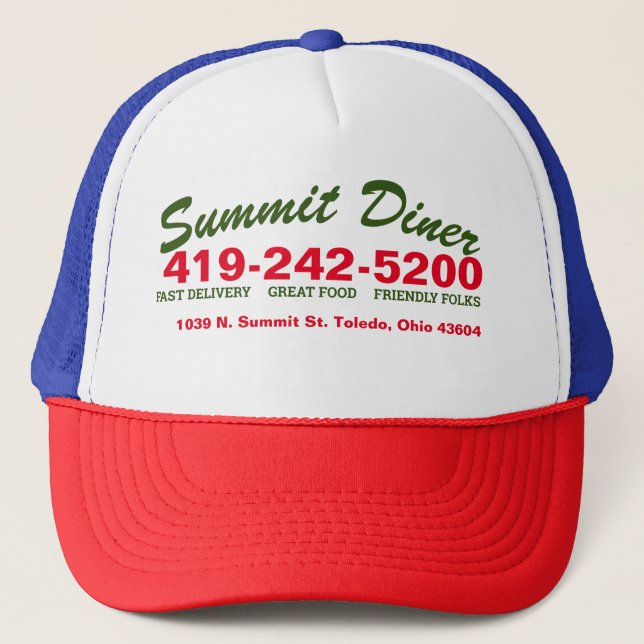Summit Diner Ball Cap Truckerkappe (Vorderseite)