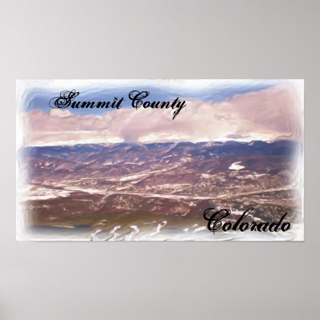 Summit Landkreis Colorado Poster (Vorne)