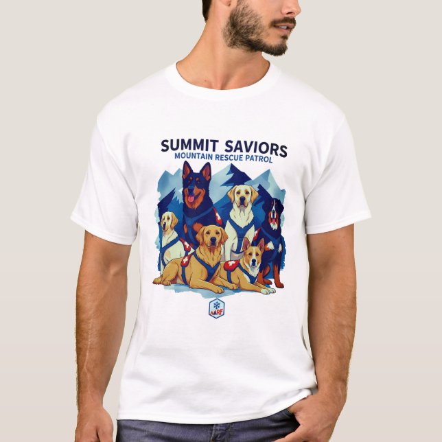 Summit Saviors Mountain Rescue Hund T - Shirt (Vorderseite)