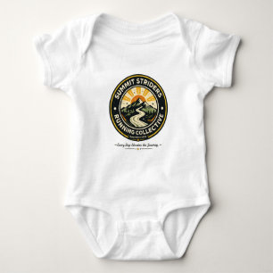 Summit Striders Vintage Trail Running Abzeichen T- Baby Strampler