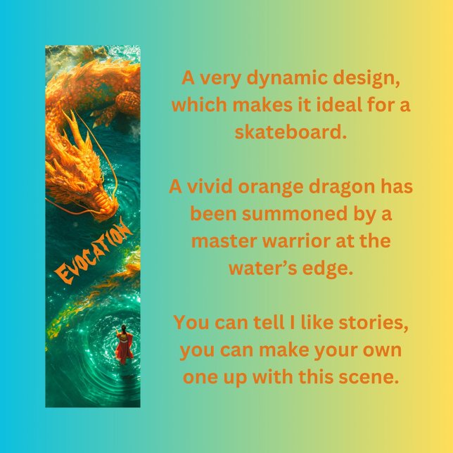 Summoner der Drachen Skateboard (Von Creator hochgeladen)