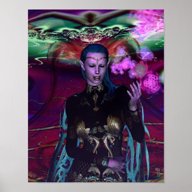 Summoning Version 2.1 (11" x 14") Art Print Poster (Vorne)