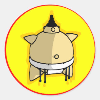 SUMO-Aufkleber Runder Aufkleber