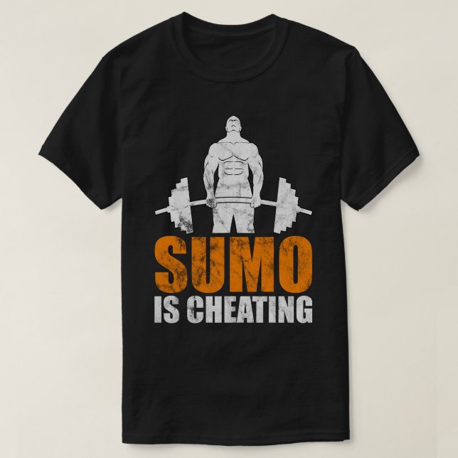 Sumo betrügt T-Shirt (Design vorne)