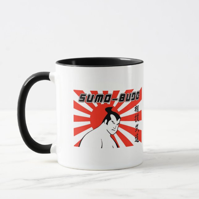 Sumo-Budo japanische Kunst-Tasse Tasse (Links)