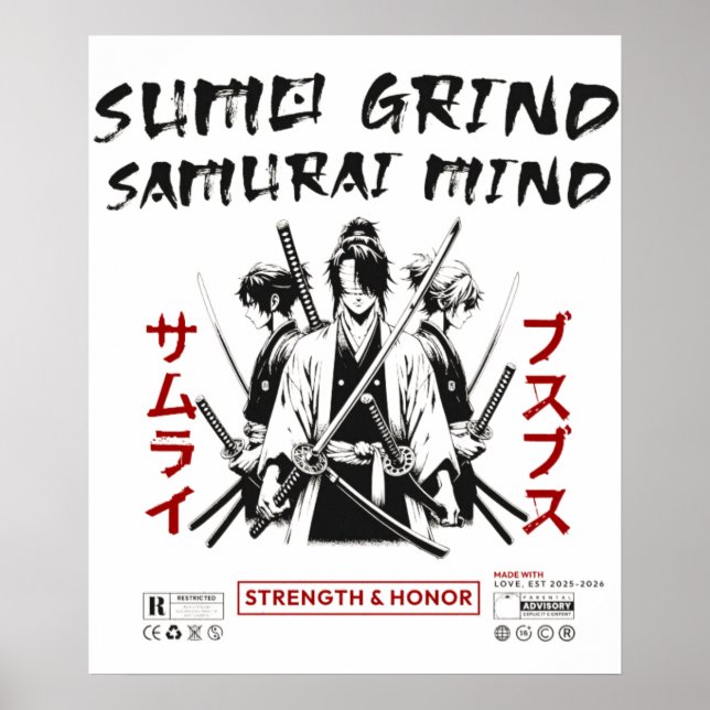 Sumo Grind Samurai Grind Poster (Vorne)