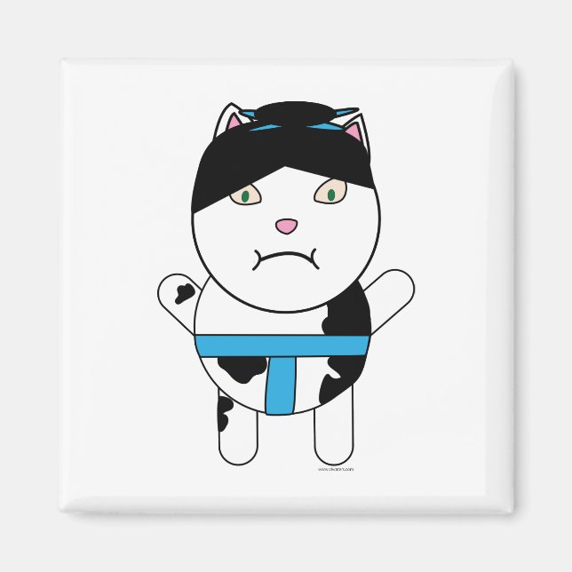 Sumo Kitty Magnet (Vorne)