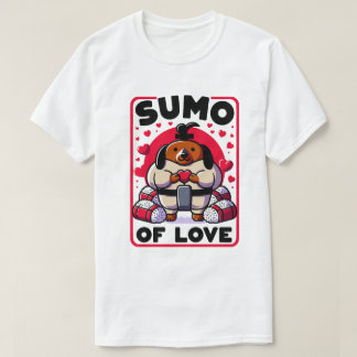 Sumo Liebe Champion Dackel - Heart Onigiri T-Shi T-Shirt