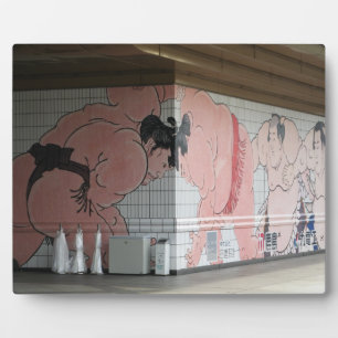 Sumo Mural Kunst Fotoplatte