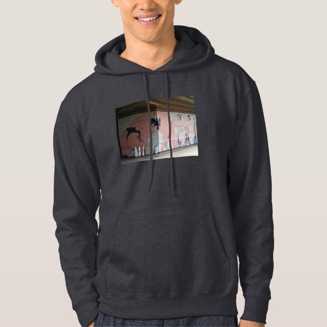 Sumo Mural Kunst Hoodie (Vorderseite)