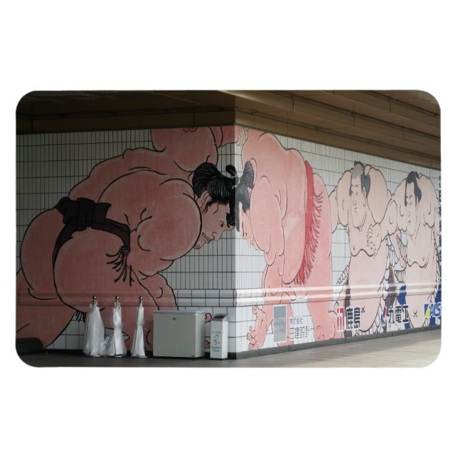 Sumo Mural Kunst Magnet (Horizontal)