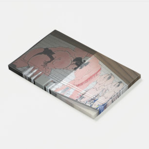 Sumo Mural Kunst Post-it Klebezettel