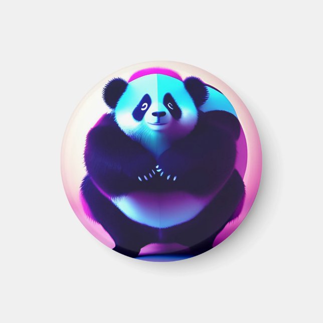 Sumo Panda The Bamboo Gnasher, Magnet (Vorne)