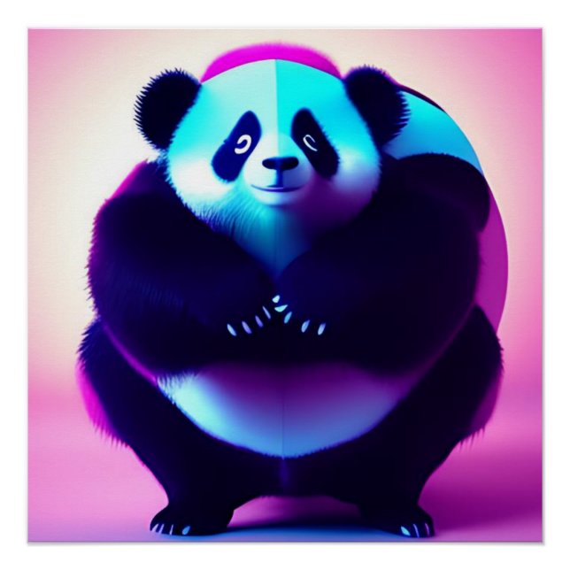 Sumo Panda The Bamboo Gnasher, Poster (Vorderseite)