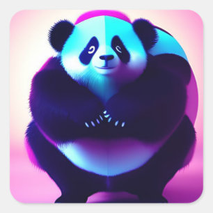 Sumo Panda The Bamboo Gnasher, Stickers