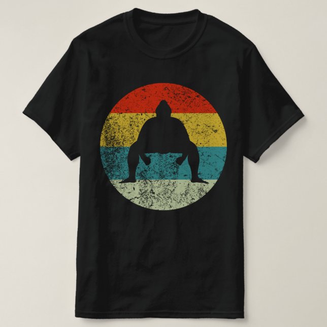 SUMO Retro Vintag T-Shirt (Design vorne)