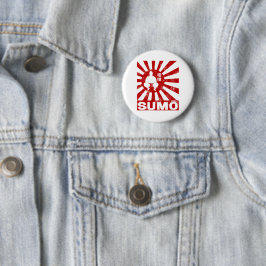 Sumo Retro Wrestler Vintages japanisches Design Button