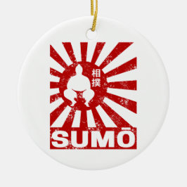 Sumo Retro Wrestler Vintages japanisches Design Keramik Ornament