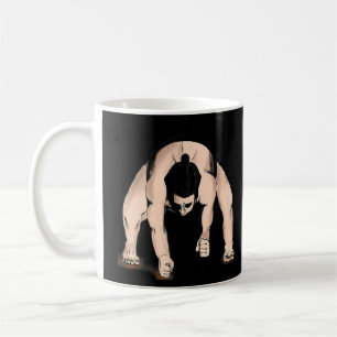 Sumo-Ringen Vintage Sumo-Ringer Retro Sumo Pr Kaffeetasse