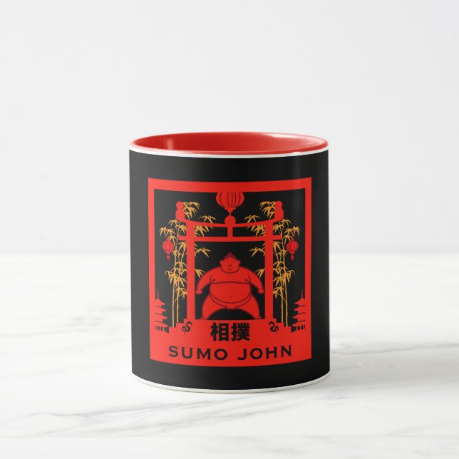 Sumo-Ringer Tasse (Zentrum)