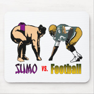 Sumo vs. Football Mousepad