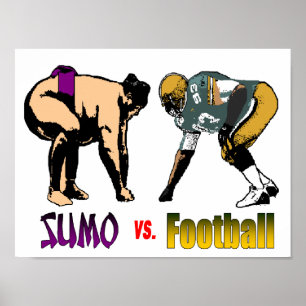 Sumo vs. Football Poster