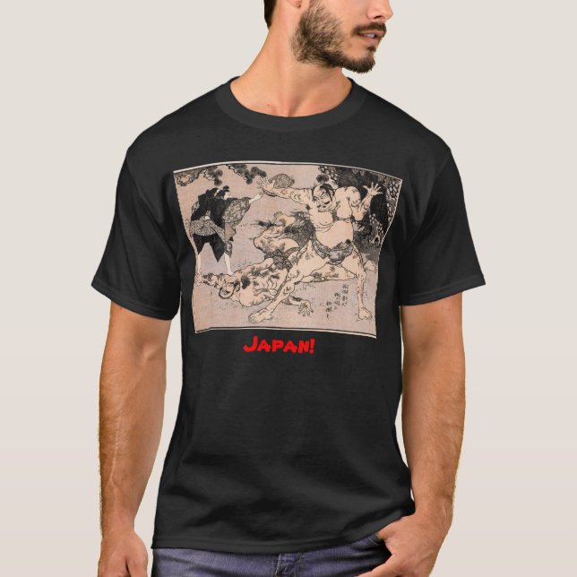 Sumo-Wrestler, Circa-1800er Jahre. Japan. T-Shirt (Vorderseite)