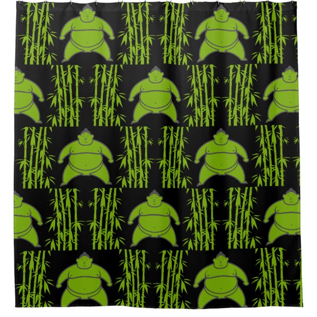 Sumo Wrestler Duschvorhang (Vorderseite)