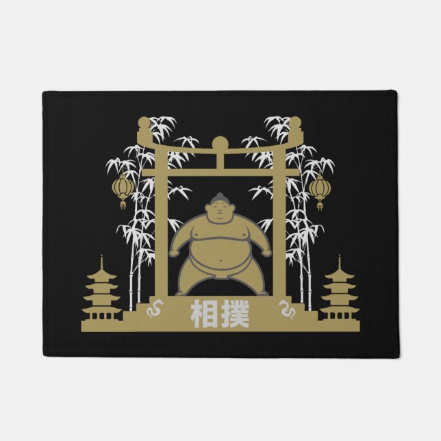 Sumo Wrestler Fußmatte (Vorderseite)