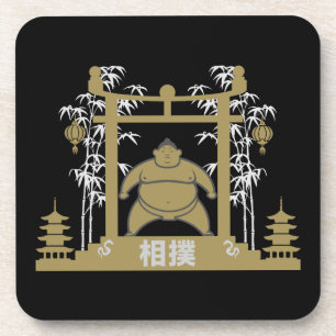 Sumo Wrestler Getränkeuntersetzer